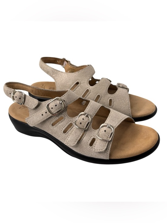 SAS Mystic Slingback Sandals Comfort Tripad Beige Leather Womens Sz 9 Narrow NEW main image 5